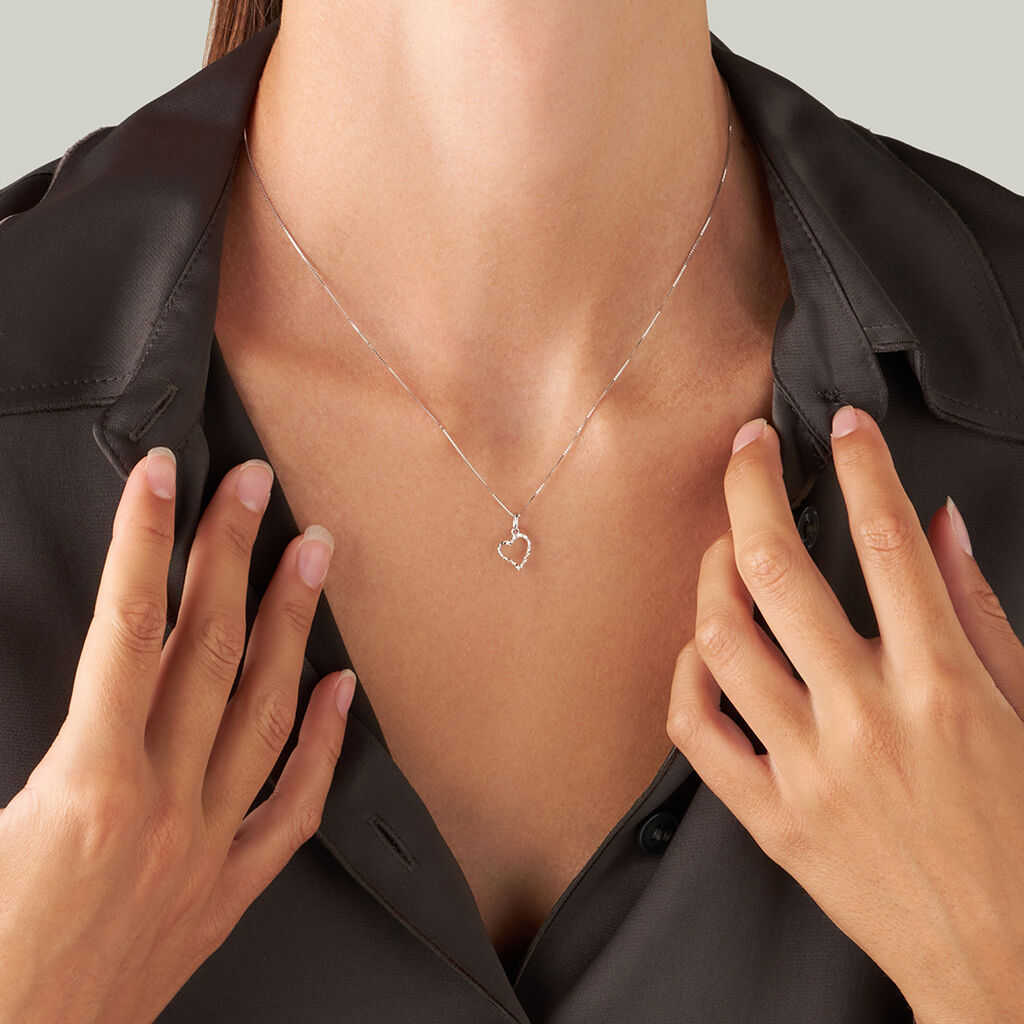 Pendente Poème Oro Bianco - Ciondoli Donna | Stroili
