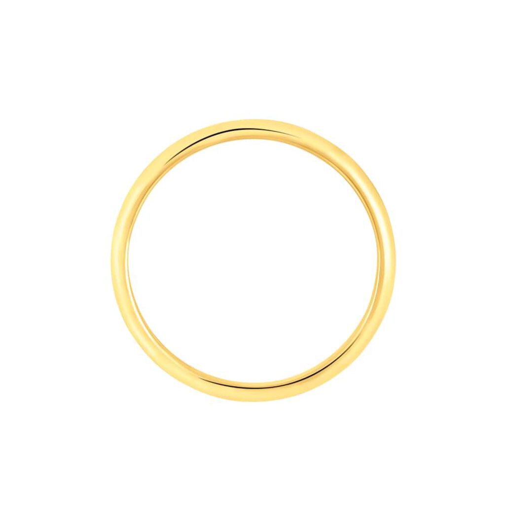 Fede Francesina 2.5 mm Oro Giallo - Anelli con Incisione Unisex | Stroili