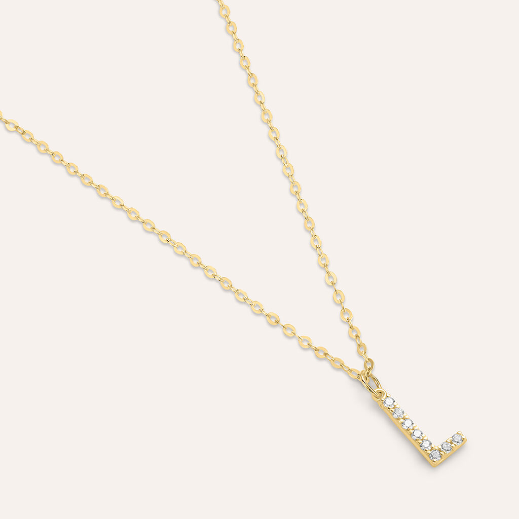 Collana Claire Oro Giallo Cubic Zirconia