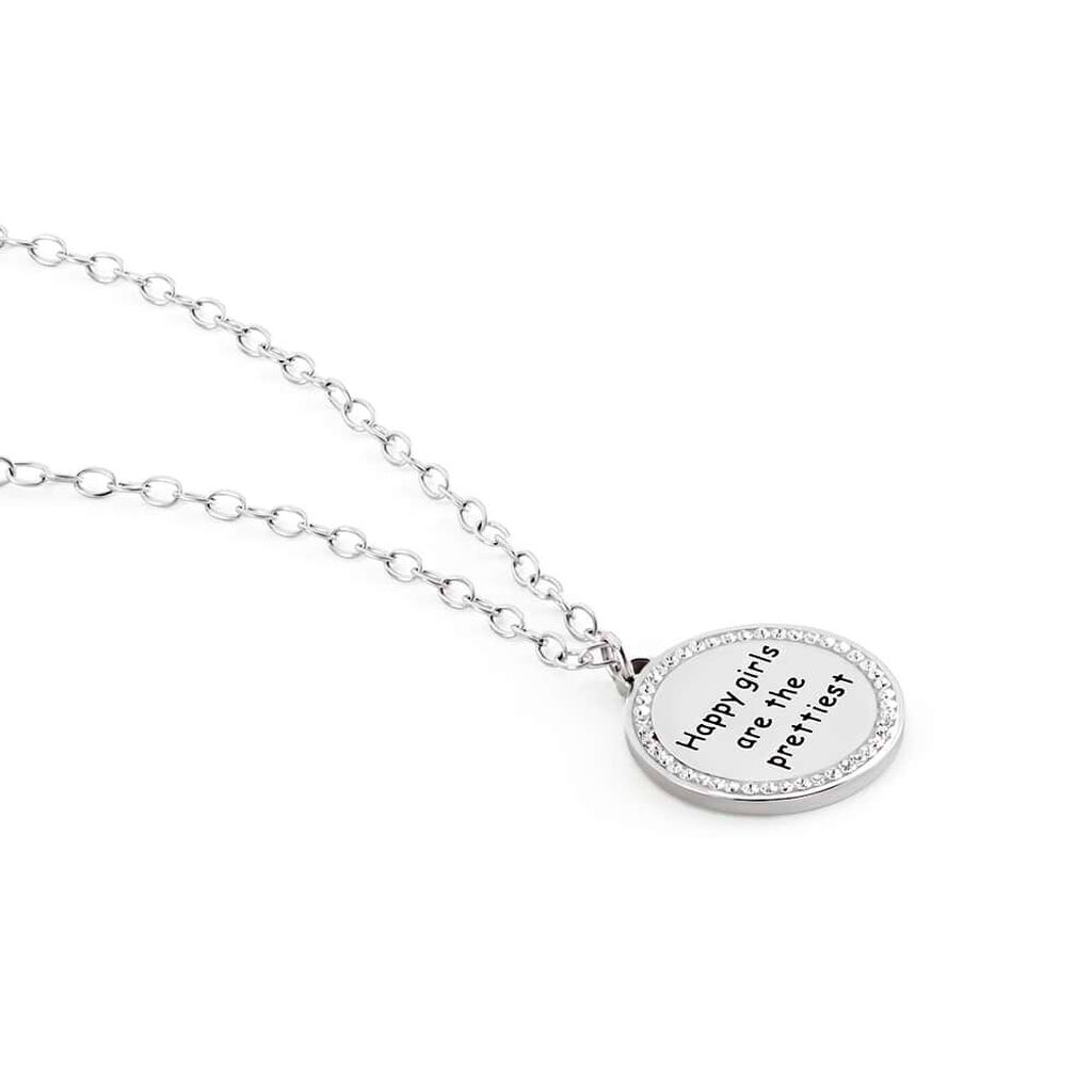Collana Lady Message Acciaio Happiness e Cristalli - Collane Donna | Stroili