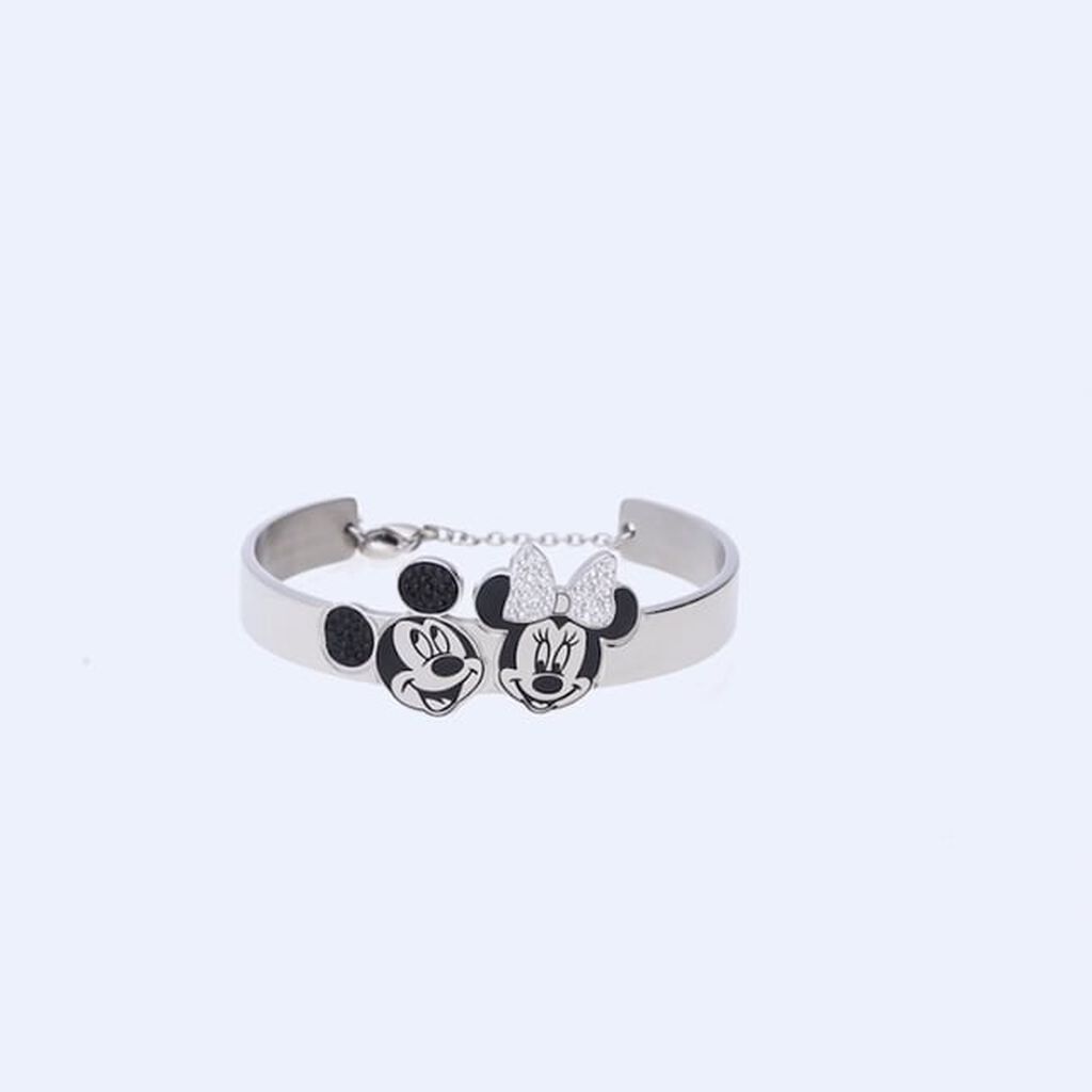 Bangle Mickey Mouse & Friends Acciaio Cristallo - Bracciali Rigidi Donna | Stroili