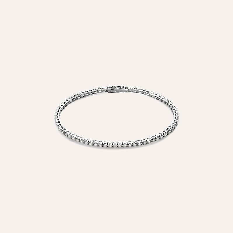 Bracciale Tennis Firmamenti Oro Bianco Diamante - Bracciali Tennis Donna | Stroili