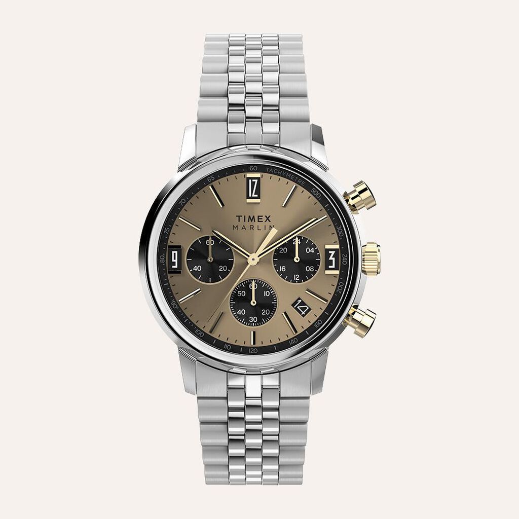 Orologio Al Quarzo Timex Marlin Quartz Chronograph Tw2w60100