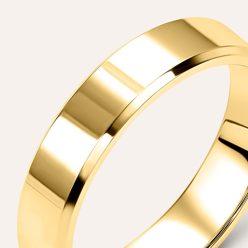 Fede Classica 4.5 mm Oro Giallo - Anelli con Incisione Uomo | Stroili