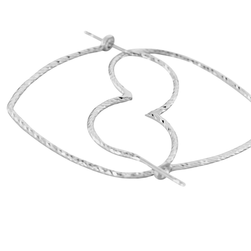 Orecchini A Cerchio Silver Collection Argento Rodiato - Orecchini a Cerchio Donna | Stroili