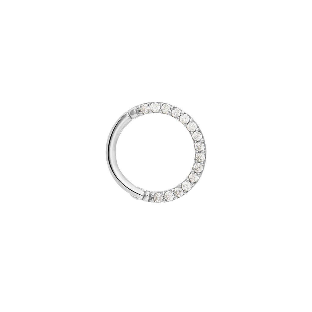 Piercing Orecchio Daith Bon Ton Oro Bianco Cubic Zirconia - Piercing Orecchio Donna | Stroili