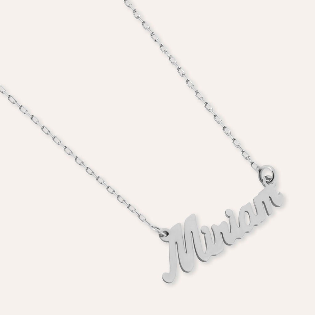 Collana Miriam Gold Names Oro Bianco