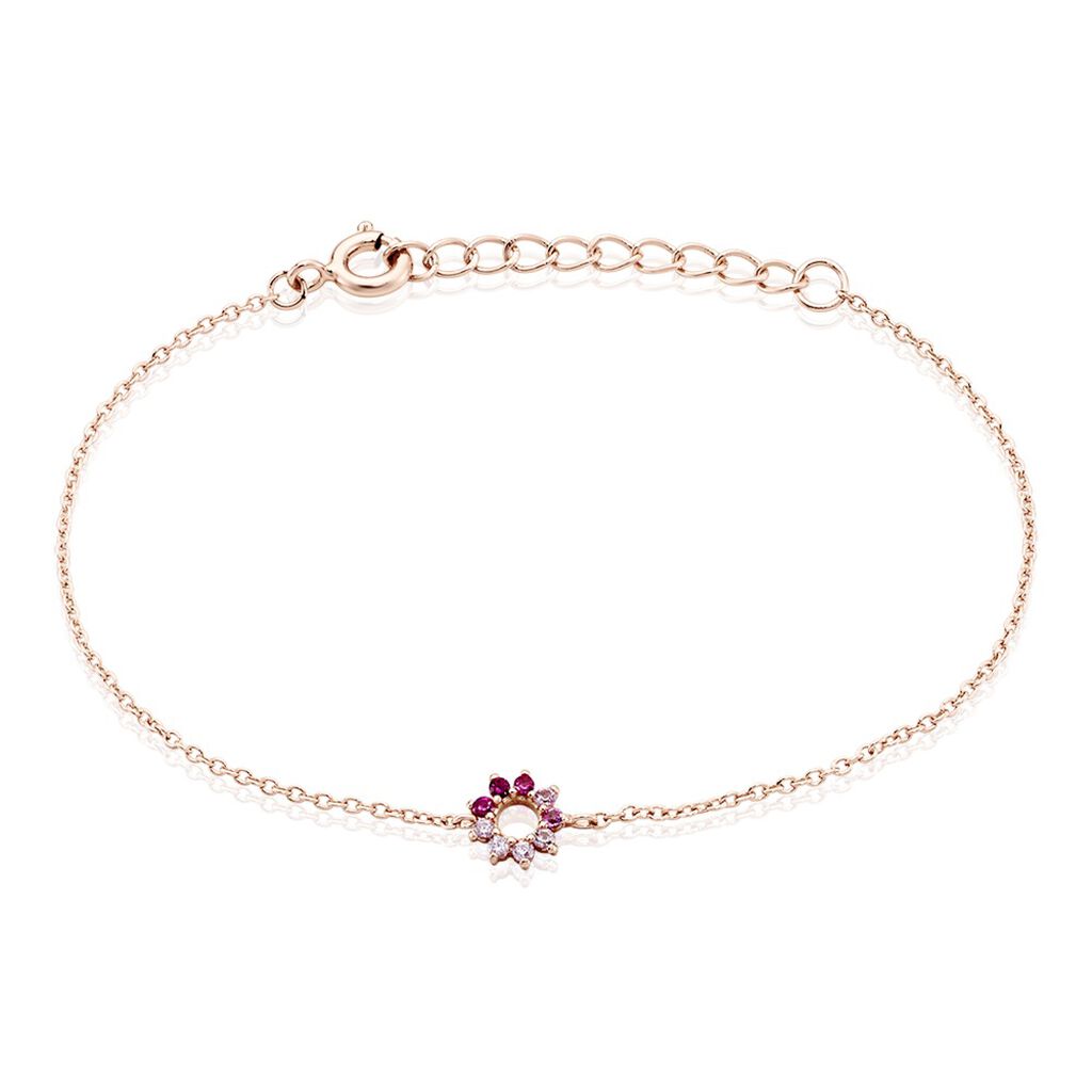 Bracciale Silver Rainbow Argento Rosa Cubic Zirconia - Bracciali Amicizia Donna | Stroili