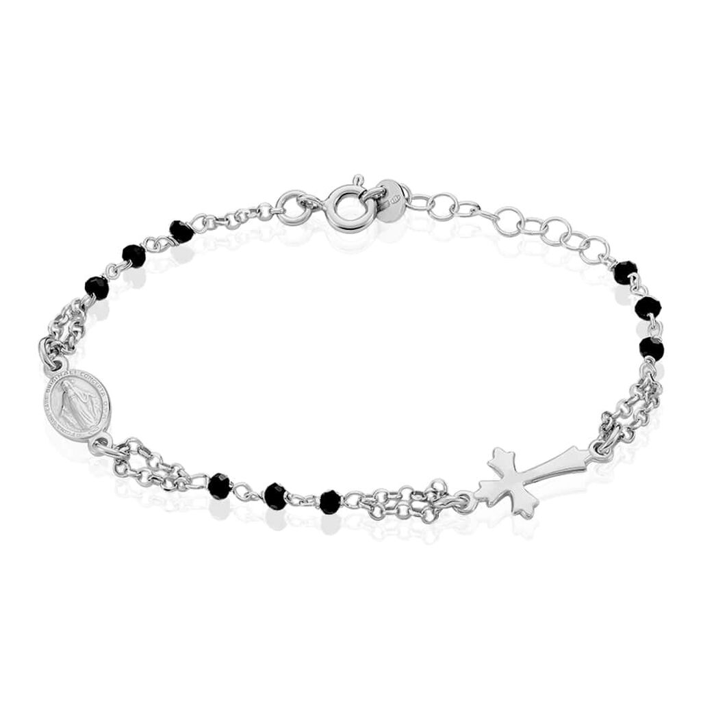 Bracciale Rosario Silver Soul Argento Rodiato Cristallo