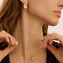 Orecchini Lobo Beverly Oro Giallo