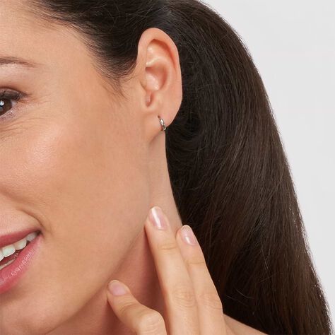 Orecchini A Cerchio Lady Code Acciaio - Orecchini a Cerchio Donna | Stroili