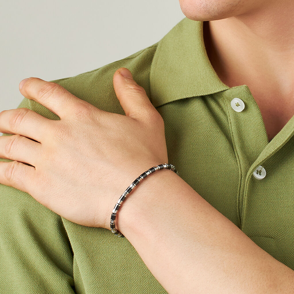 Bracciale Man Code Acciaio - Bracciali Uomo | Stroili