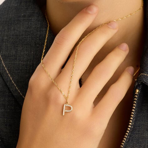 Pendente Poème Oro Giallo Cubic Zirconia - Ciondoli Donna | Stroili