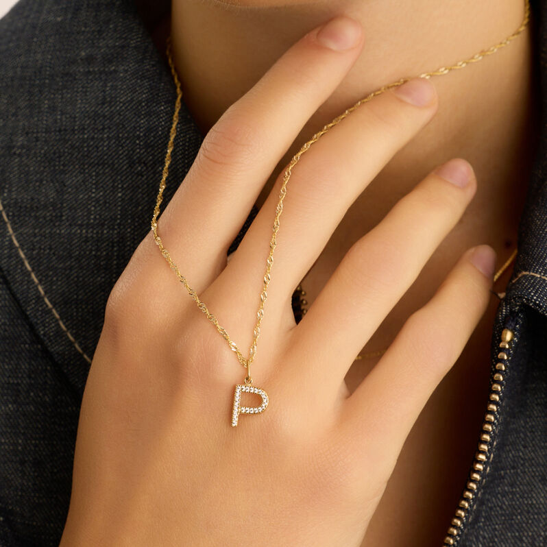 Pendente Poème Oro Giallo Cubic Zirconia - Ciondoli Donna | Stroili