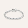 Bracciale Tennis Silver Elegance Argento Rodiato Cubic Zirconia