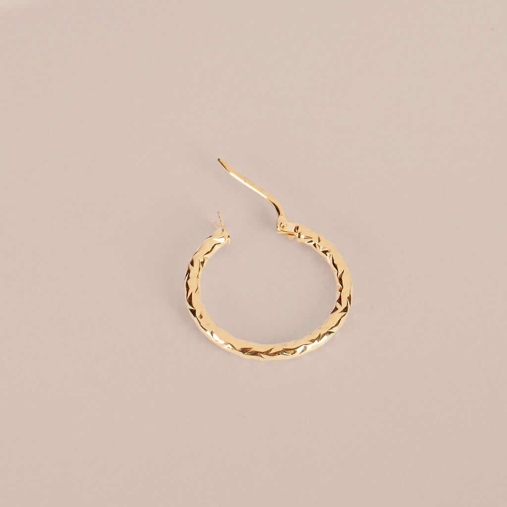 Orecchini A Cerchio Toujours Oro Giallo