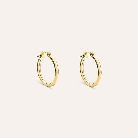 Orecchini A Cerchio Gold Essence Oro Giallo - Orecchini a Cerchio Donna | Stroili
