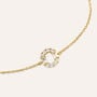 Bracciale Silver Glow Argento Dorato Cubic Zirconia