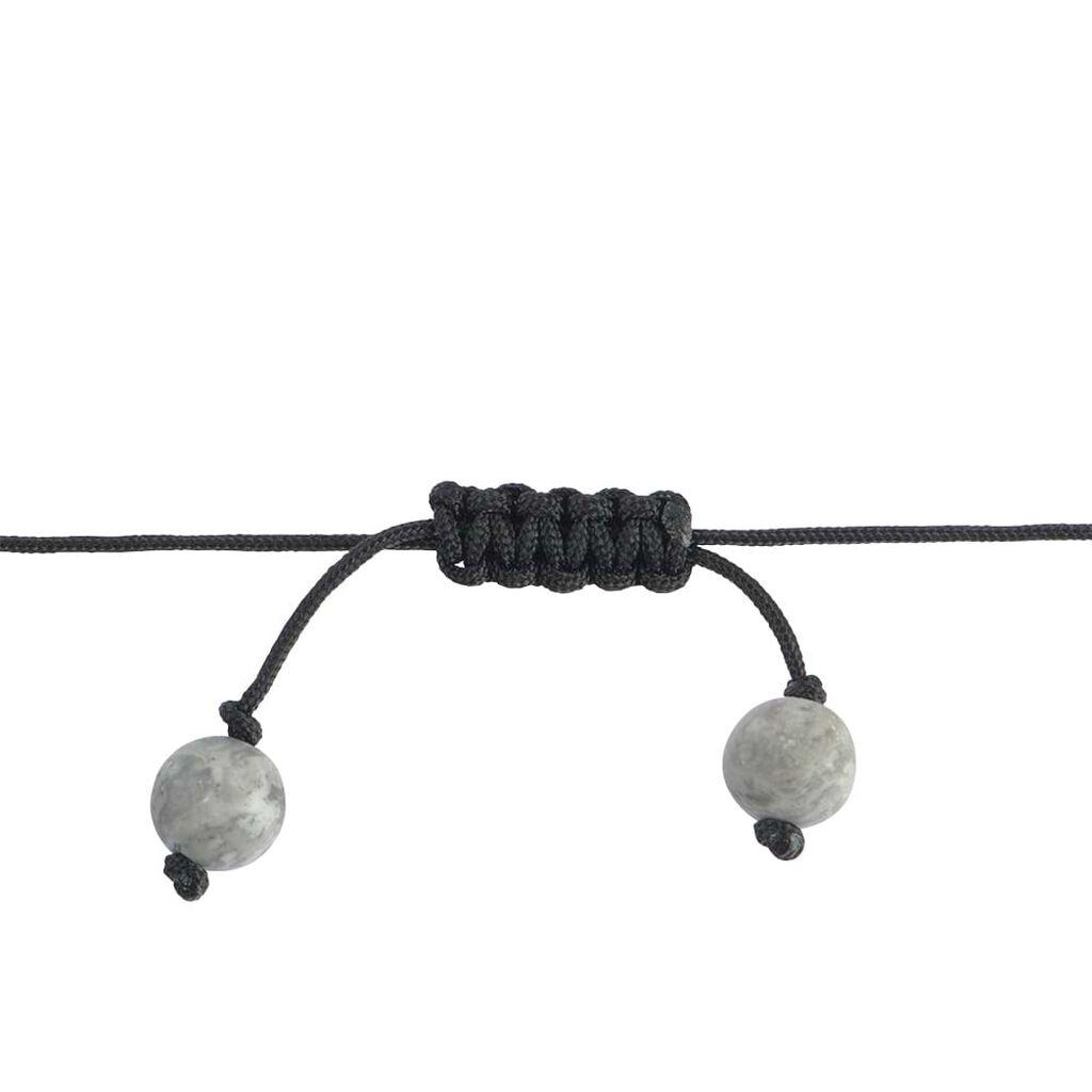 Bracciale Man Code Ottone Nero Diaspro