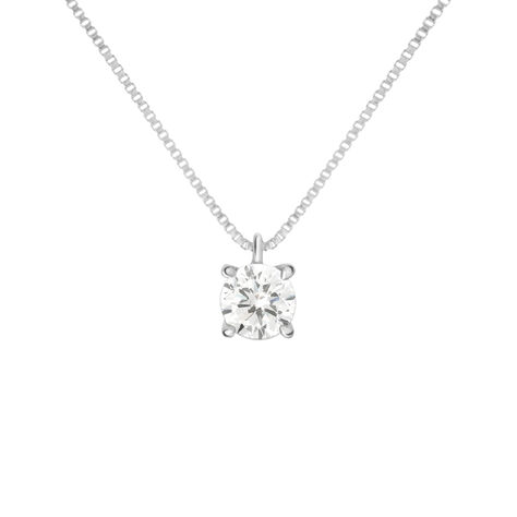 Collana Punto Luce Claire Oro Bianco Cubic Zirconia - Collane Punto Luce Donna | Stroili