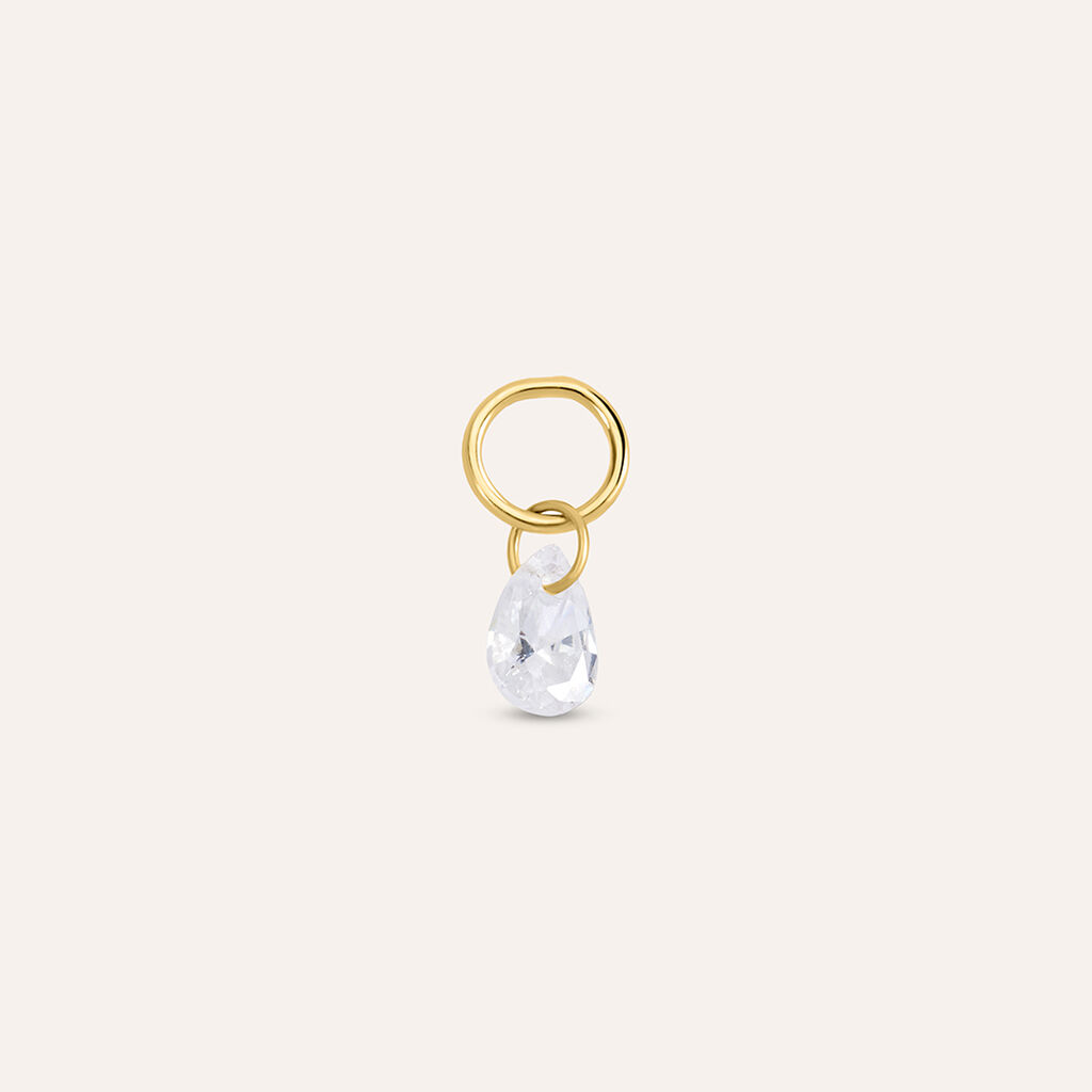 Charm Toujours Oro Giallo Cubic Zirconia