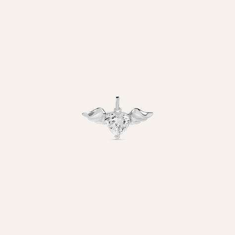 Pendente Poème Oro Bianco Cubic Zirconia - Ciondoli Donna | Stroili