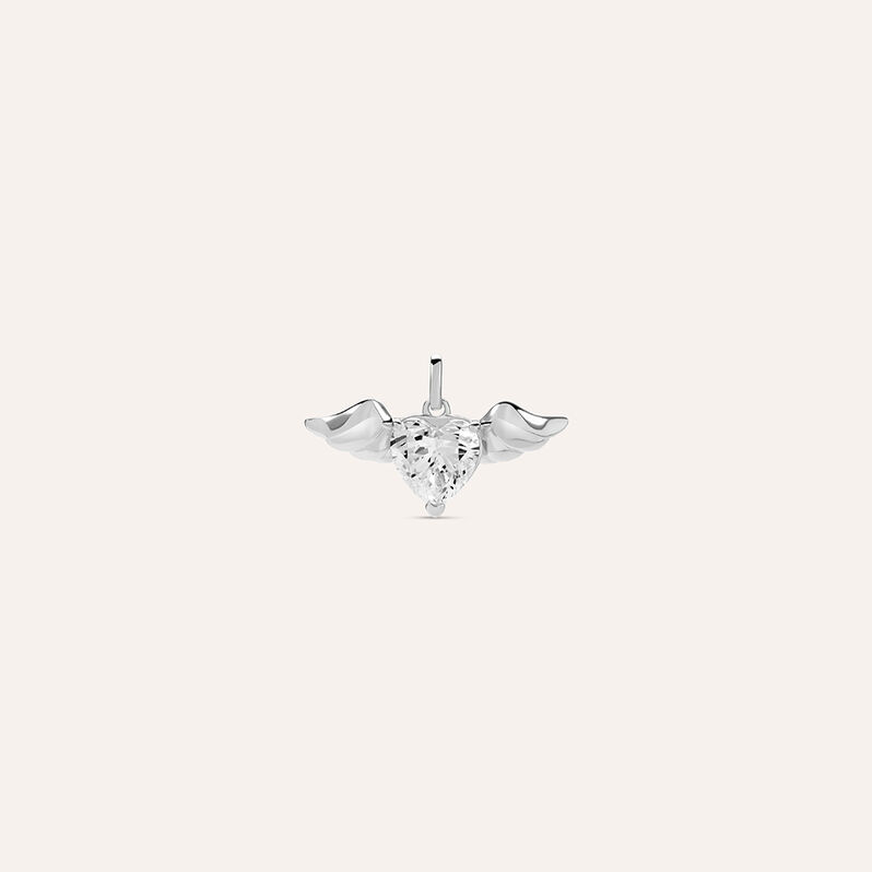 Pendente Poème Oro Bianco Cubic Zirconia - Ciondoli Donna | Stroili