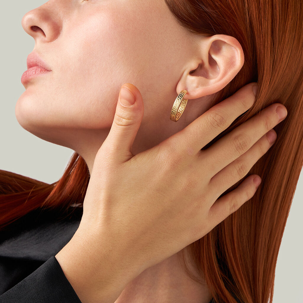 Orecchini A Cerchio Toujours Oro Giallo - Orecchini a Cerchio Donna | Stroili