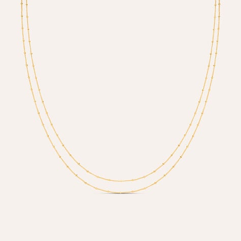 Collana Doppio Filo Silver Collection Argento Dorato - Collane Donna | Stroili