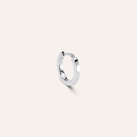 Mono Orecchino A Cerchio Toujours Oro Bianco - Mono Orecchino Unisex | Stroili