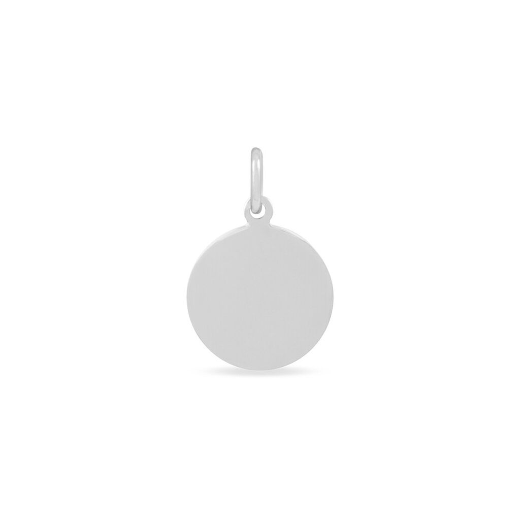 Pendente Holy Oro Bianco - Ciondoli con Incisione Unisex | Stroili