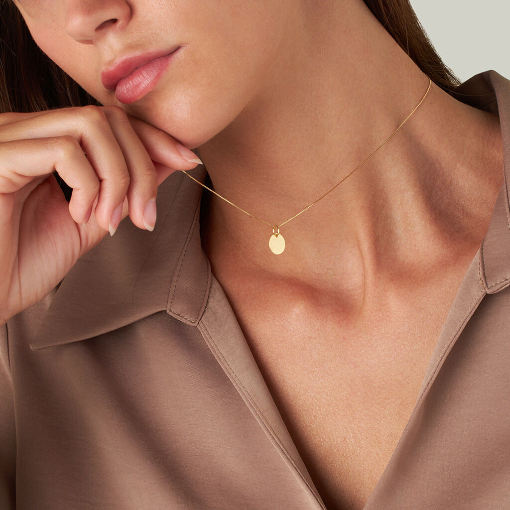 Pendente Poème Oro Giallo - Ciondoli con Incisione Donna | Stroili