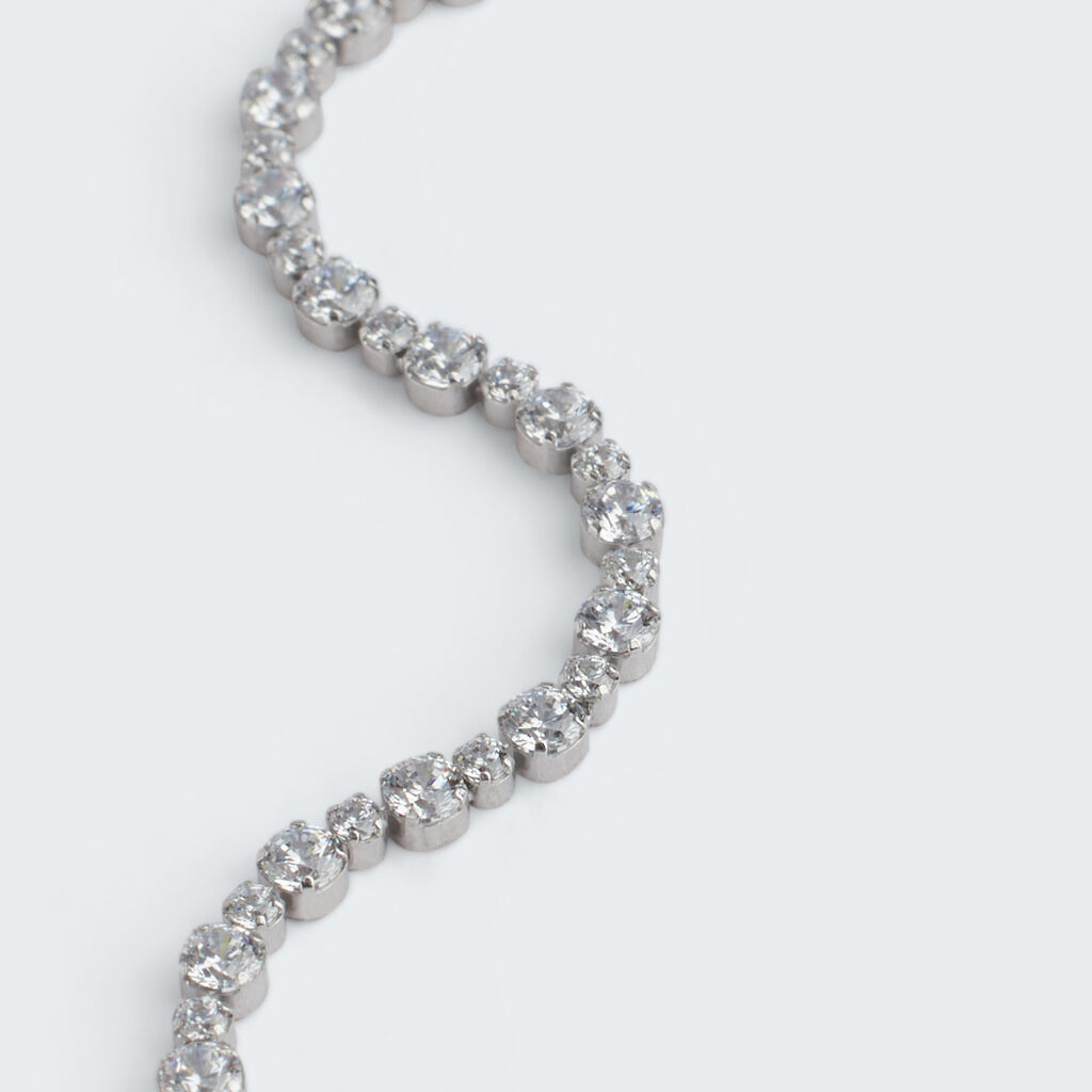 Bracciale Tennis Silver Elegance Argento Rodiato Cubic Zirconia - Bracciali Tennis Donna | Stroili