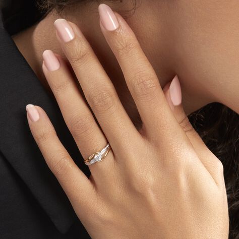 Anello Solitario Claire Oro Giallo Cubic Zirconia - Anelli con Pietre Donna | Stroili