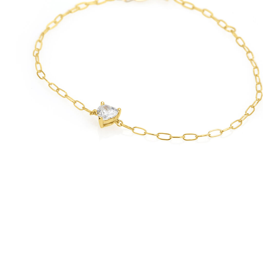 Bracciale Punto Luce Claire Oro Giallo Cubic Zirconia - Bracciali Amicizia Donna | Stroili