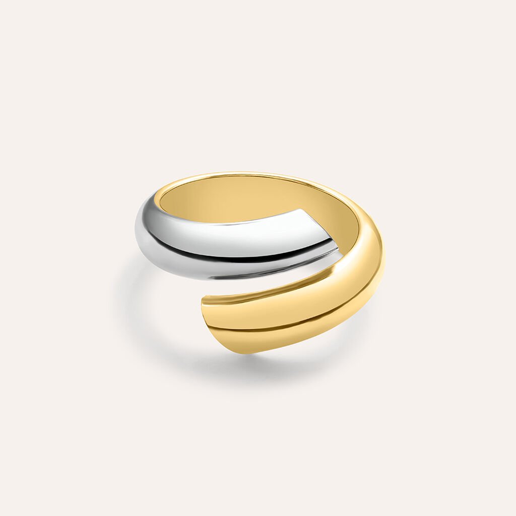 Anello Contrarie Isabelle Oro Bicolore