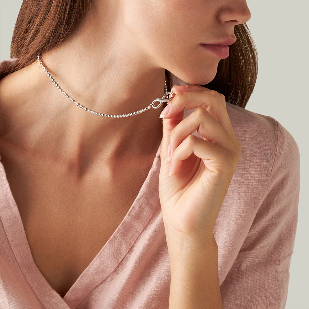 Collana Silver Collection Argento Rodiato - Collane Catena Donna | Stroili