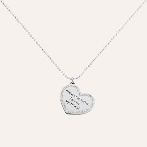 Collana Sunrise Acciaio Cristallo - Collane Donna | Stroili
