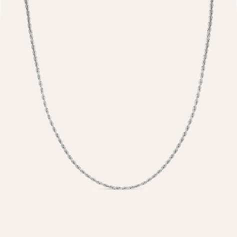 Catena Silver Collection Argento Rodiato - Collane Catena Donna | Stroili