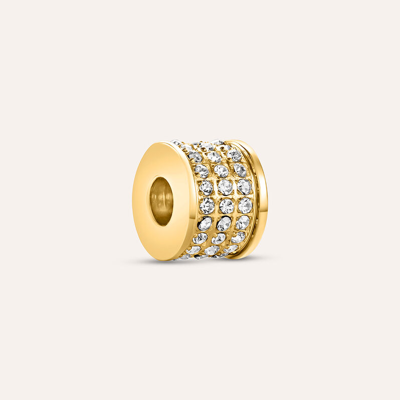 Bead Essential Code Acciaio Dorato Cristallo - Beads Unisex | Stroili