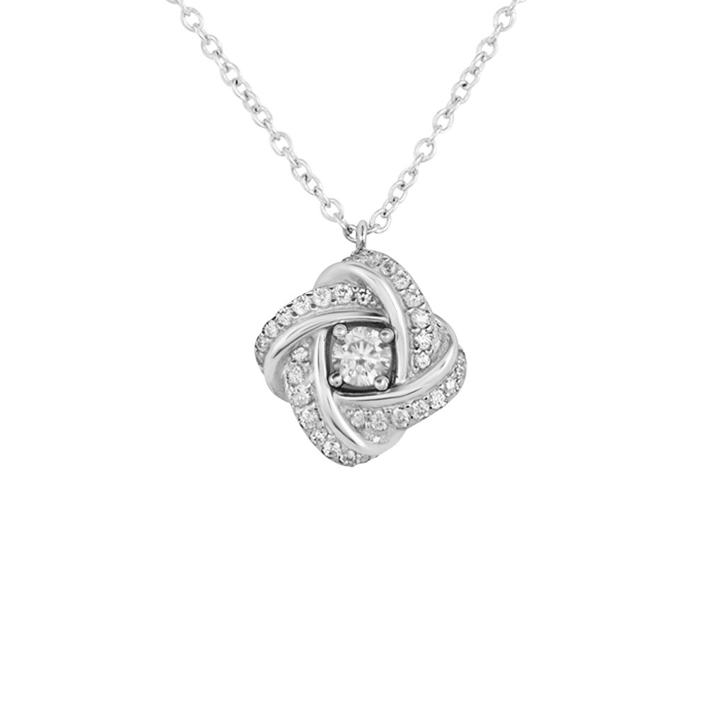 Collana Silver Elegance Argento Rodiato Cubic Zirconia - Collane Donna | Stroili