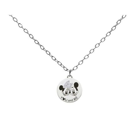 Collana Lady Message Acciaio Disney e Cristalli - Collane Donna | Stroili