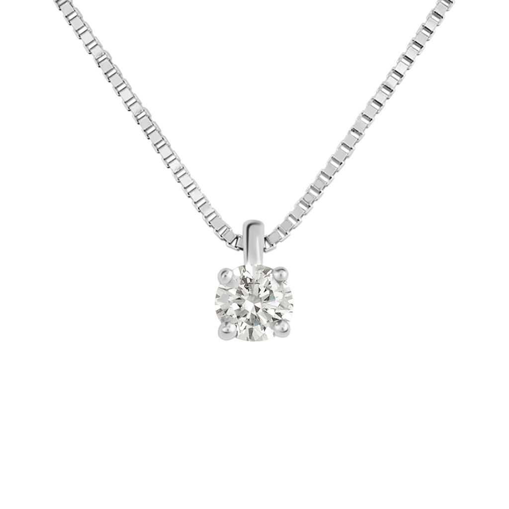 Collana Punto Luce Firmamenti Oro Bianco Diamante