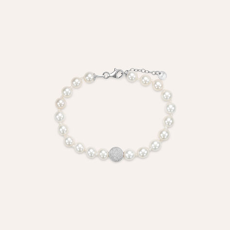 Bracciale Silver Pearls Argento Rodiato Perla sintentica - Bracciali Donna | Stroili