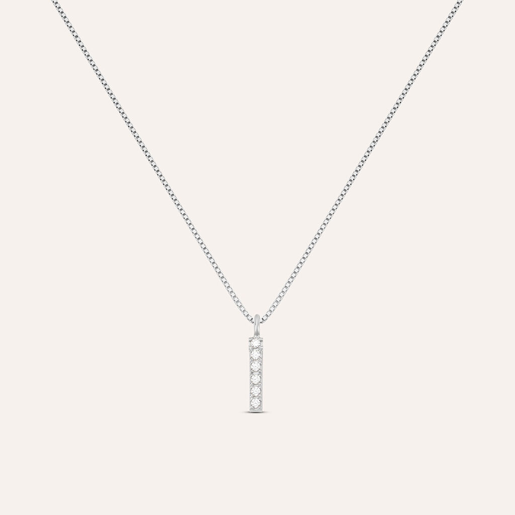 Collana Silver Moments Argento Rodiato Cubic Zirconia