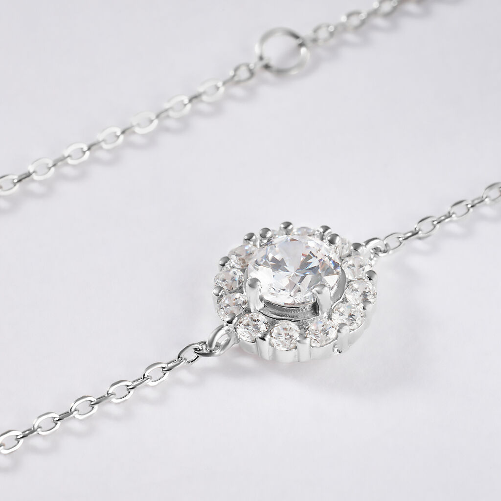 Bracciale Punto Luce Silver Elegance Argento Rodiato Cubic Zirconia