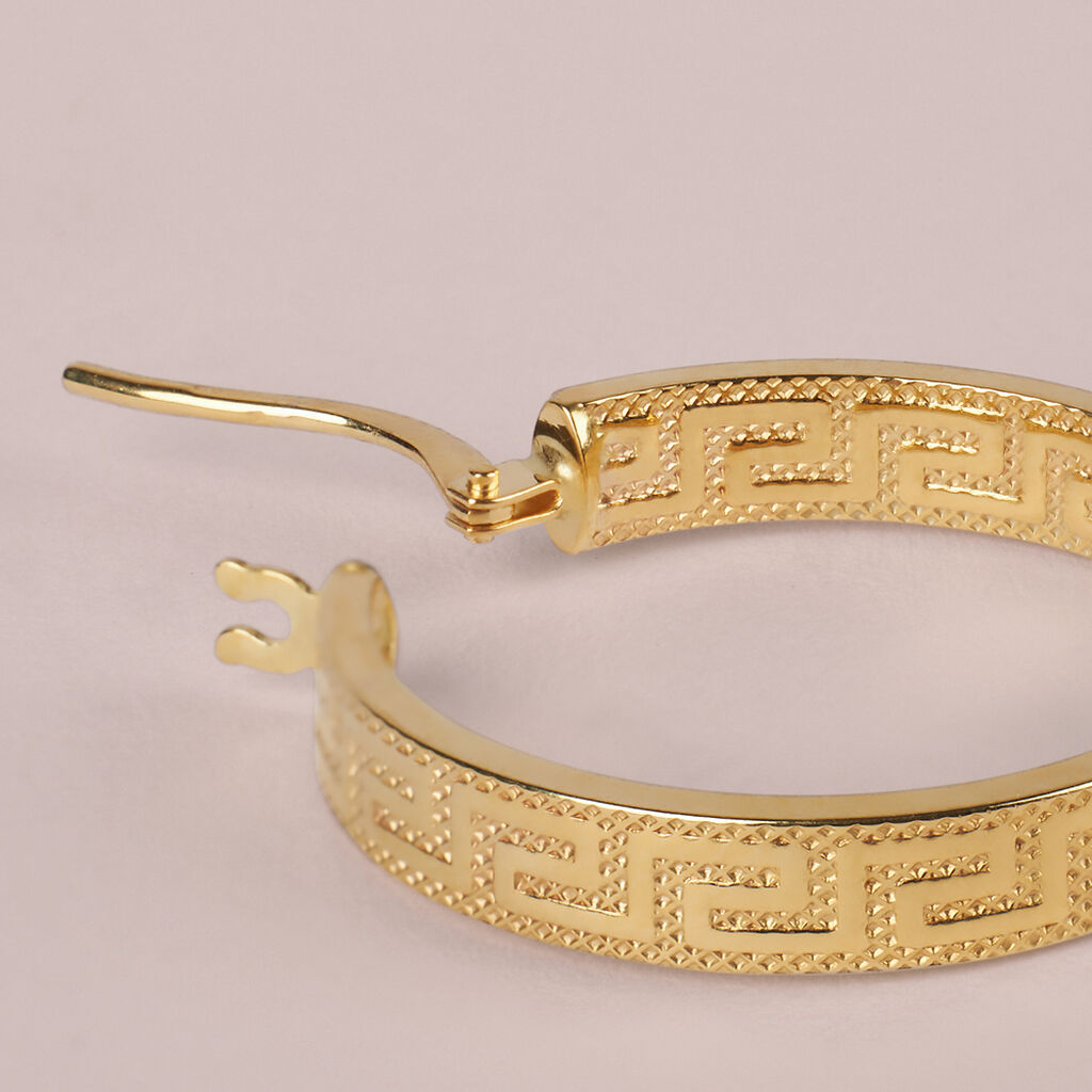 Orecchini A Cerchio Toujours Oro Giallo