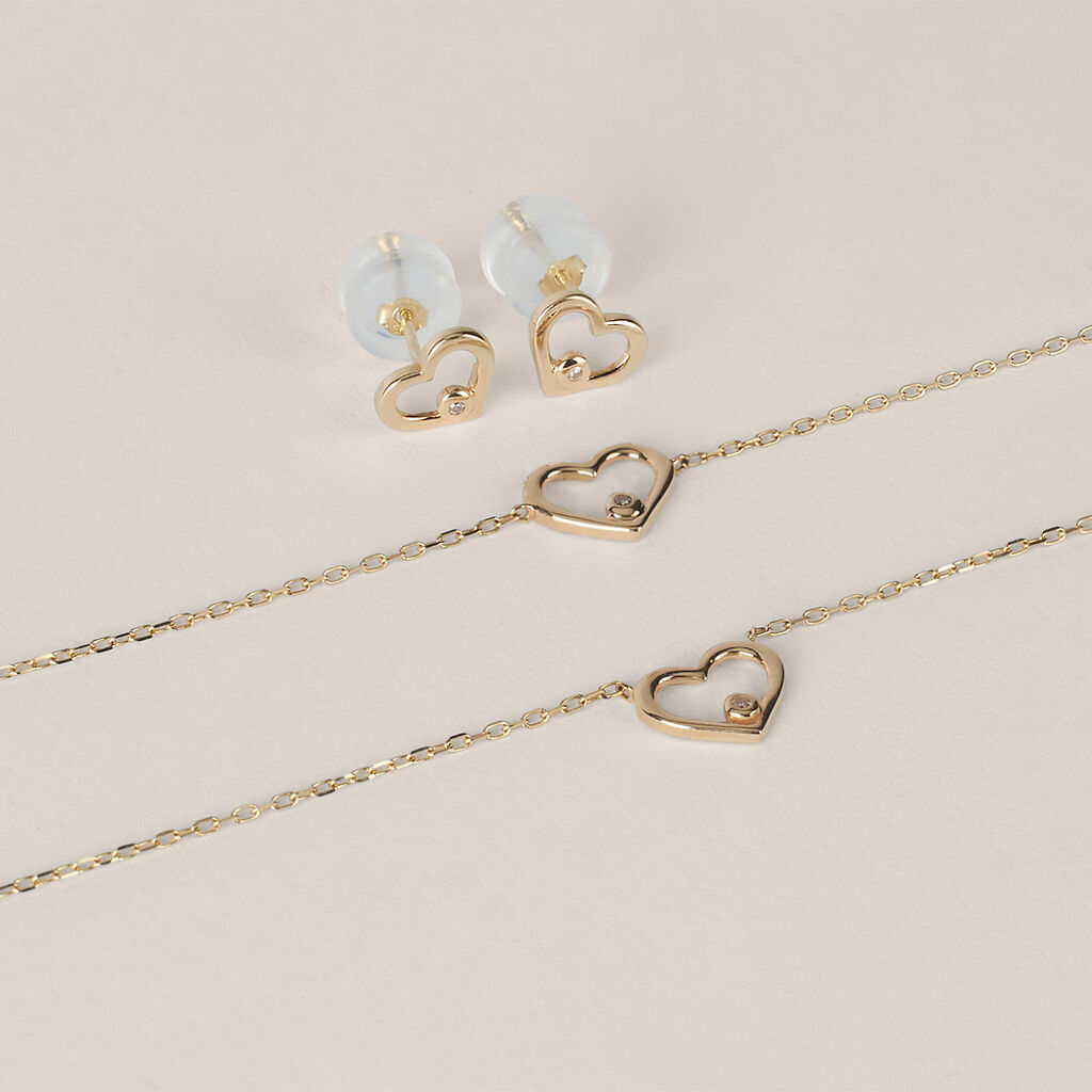 Bracciale Mon Petit Oro Giallo Diamante - Bracciali Love Bambino | Stroili