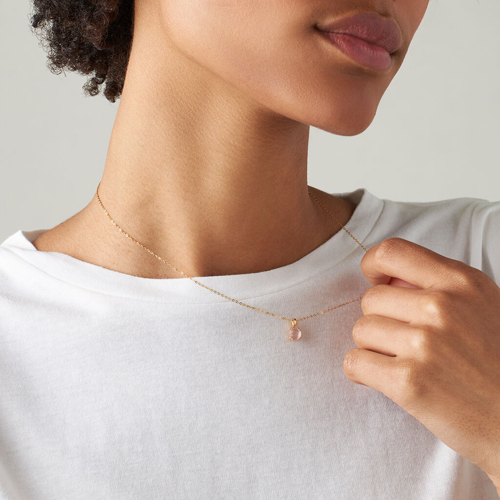 Collana Punto Luce Amélie Oro Giallo Quarzo - Collane Punto Luce Donna | Stroili