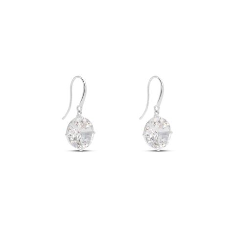 Orecchini Lobo Punto Luce Claire Oro Bianco Cubic Zirconia - Orecchini a Lobo Donna | Stroili